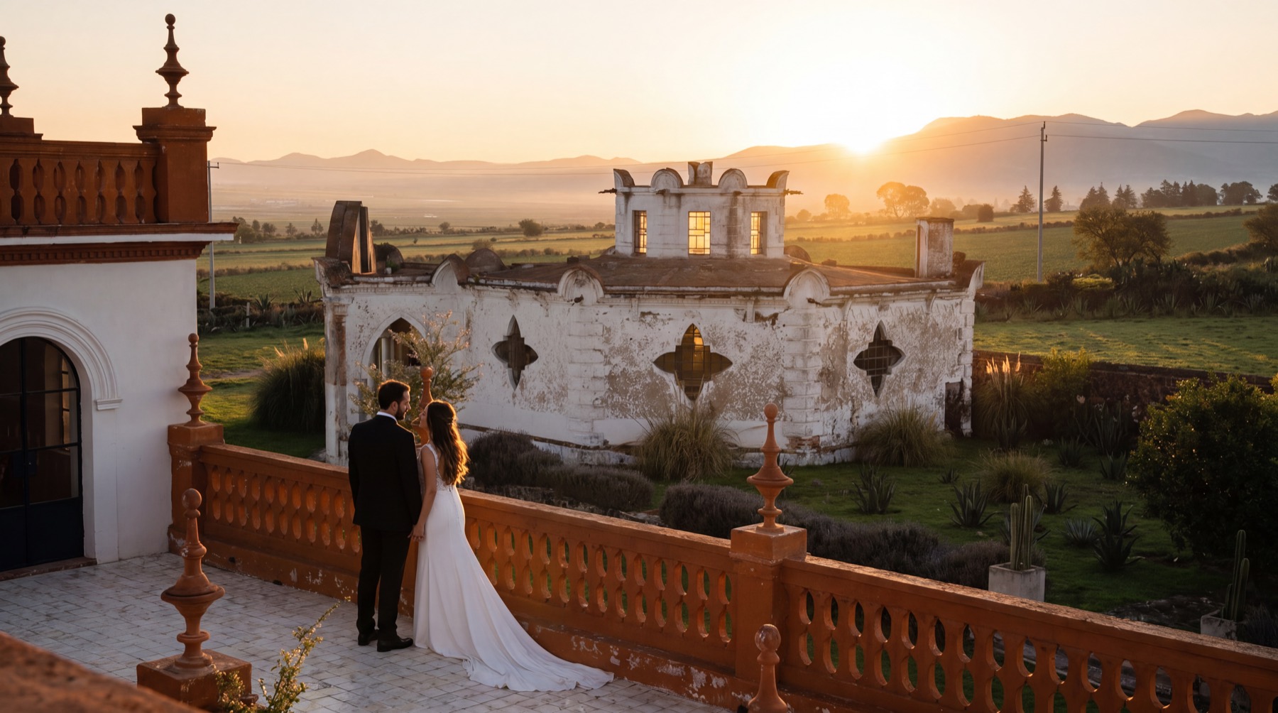Novios en la Hacienda Zotoluca