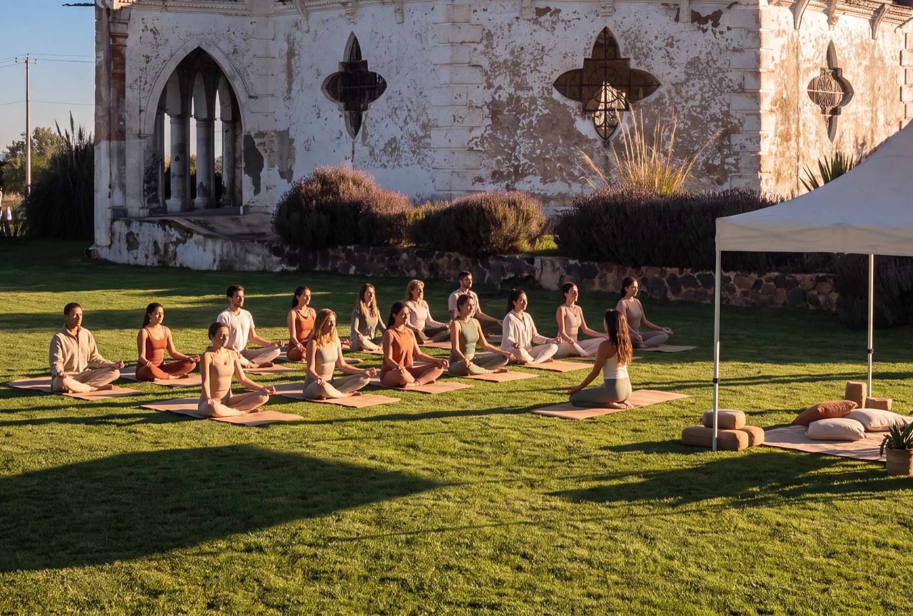 Retiro de yoga en la Hacienda Zotoluca